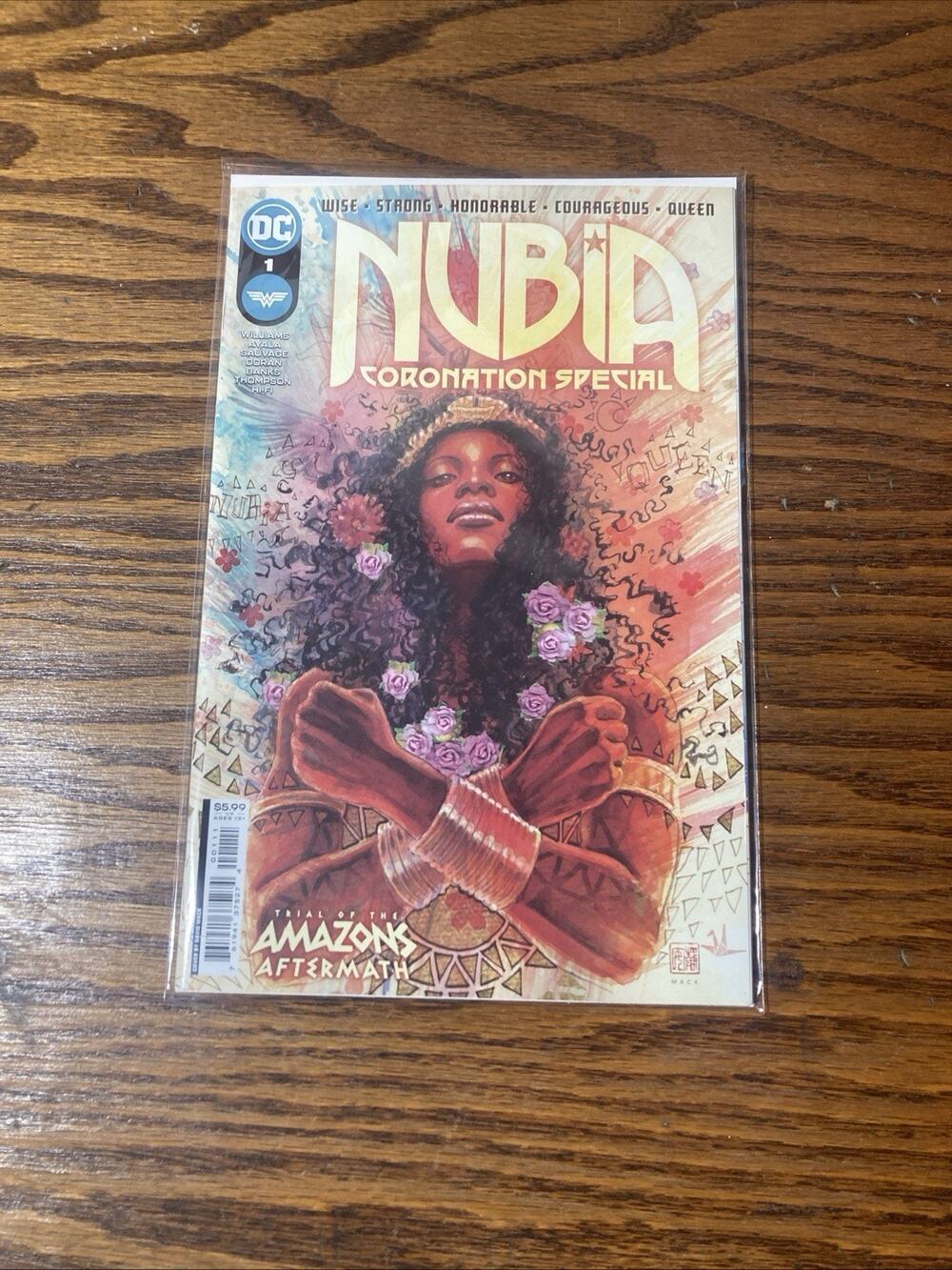 Nubia Coronation Special #1A David Mack Cover 2022